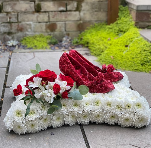 Bespoke Ruby Red Slippers Sympathy Flowers